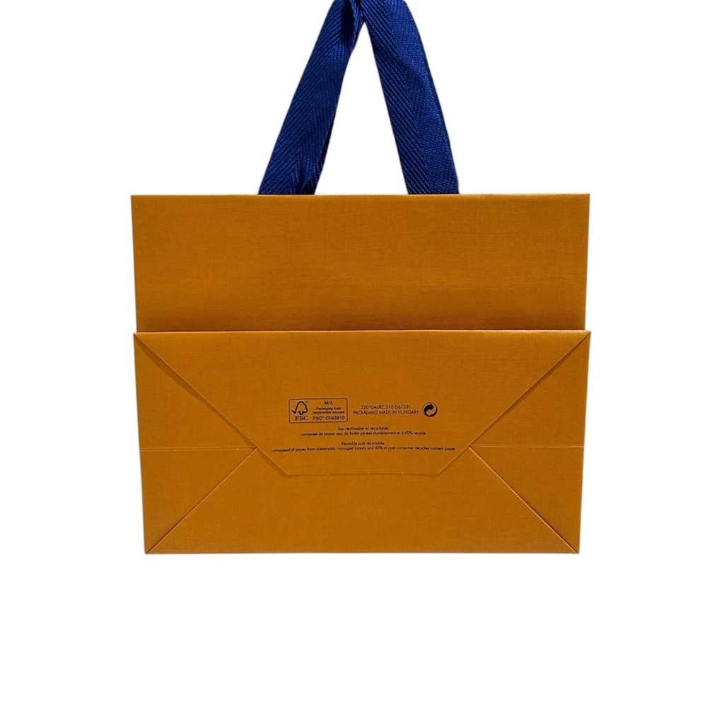 AUTHENTIC LOUIS VUITTON Gift bag Luxury Designer Presentation Orange Blue - Picture 3 of 10